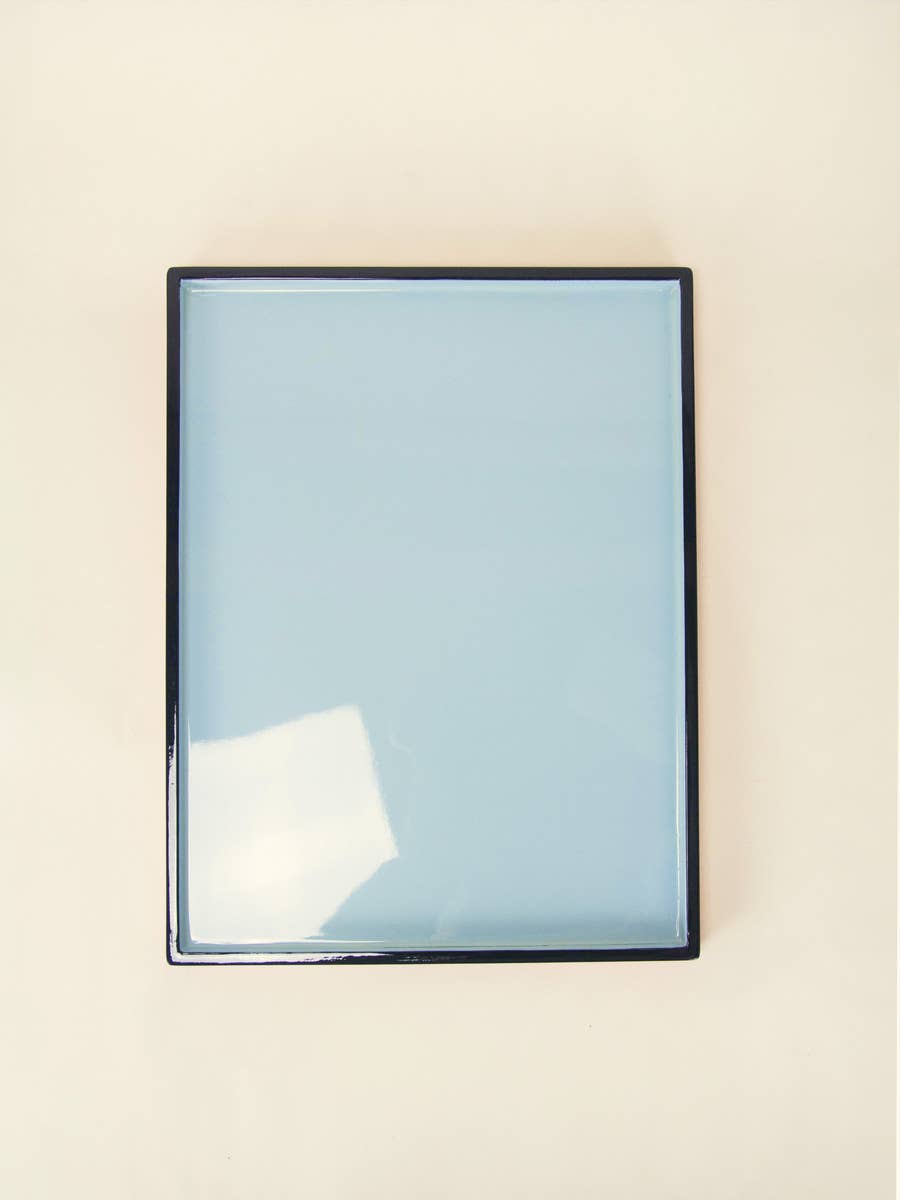 Reine céleste rectangular trays (set of 3, S M L) rivêt - L'Indochineur Modern Nomad Home decor store Denver CO Colorado
