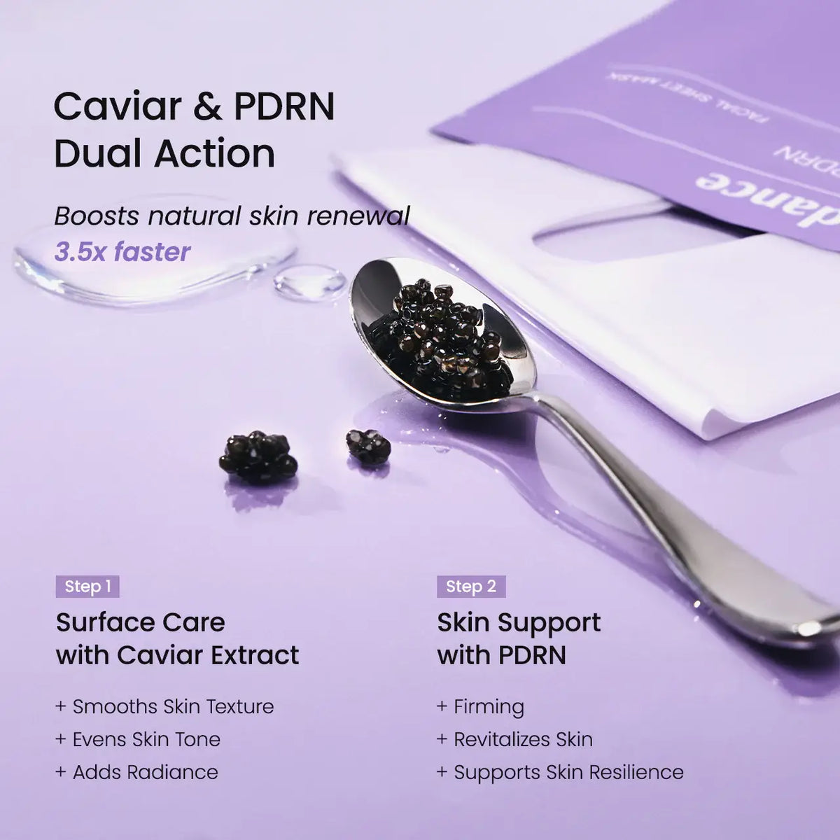 Rejuvenating Caviar PDRN Real Deep Sheet Mask