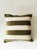 Velvet Linen Stripe Pillow Co.House Designs Modern Nomad Home decor store Denver CO Colorado