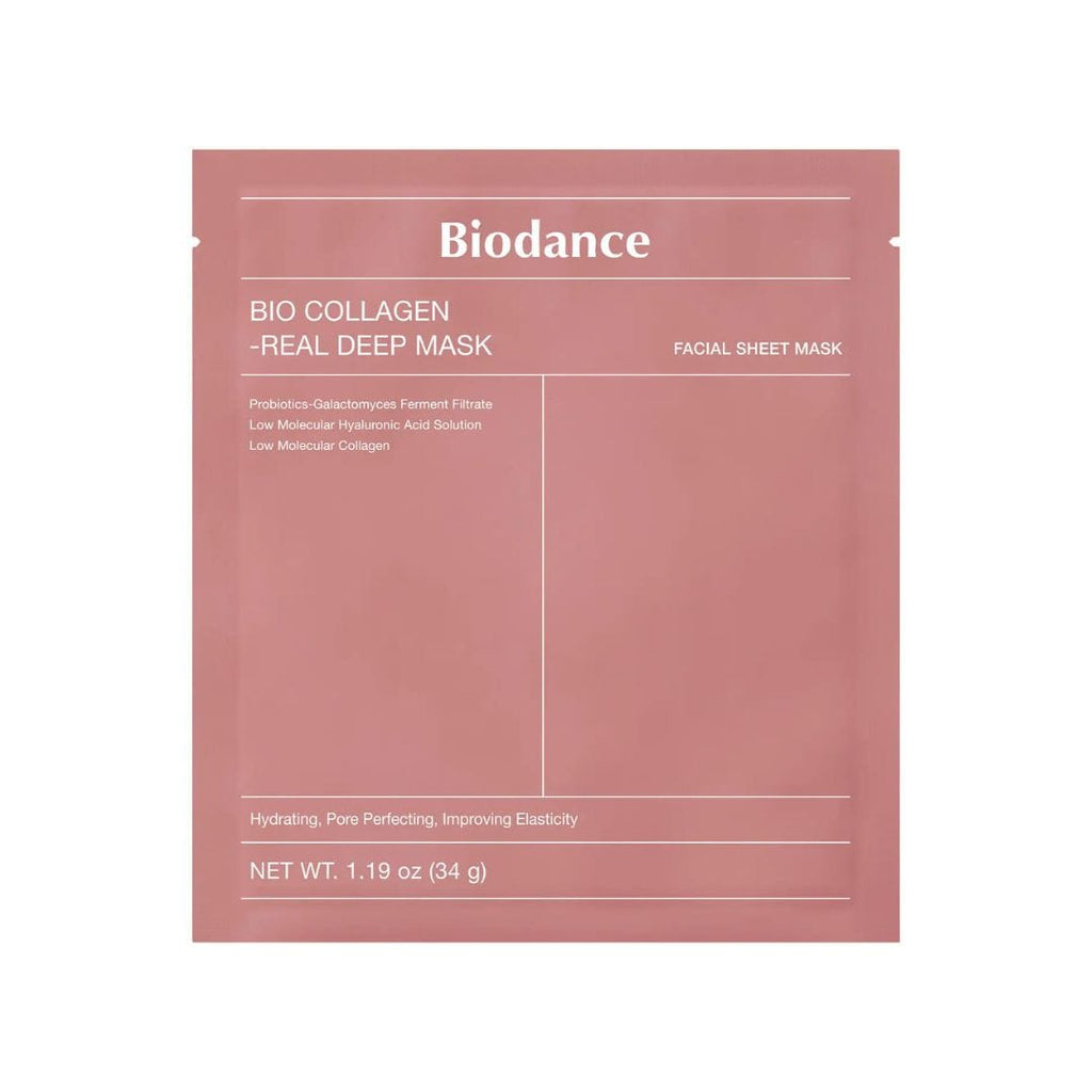 Biodance Bio Collagen Real Deep Mask packaging on a white background