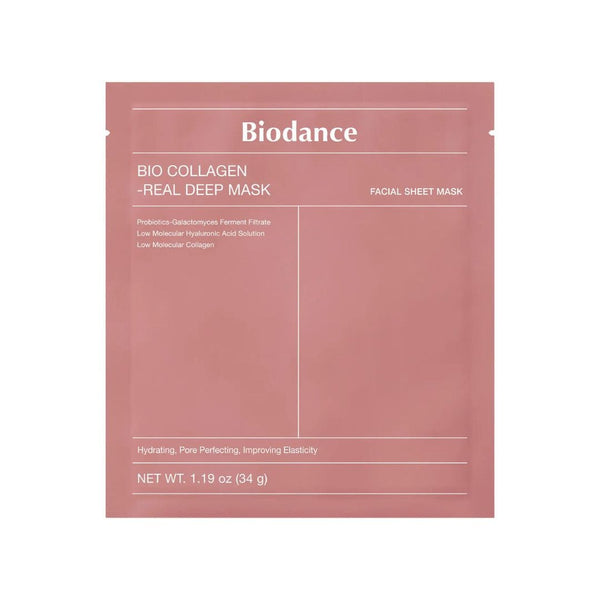 Biodance Bio Collagen Real Deep Mask packaging on a white background