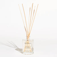 Catskills diffuser with wooden sticks on a white background