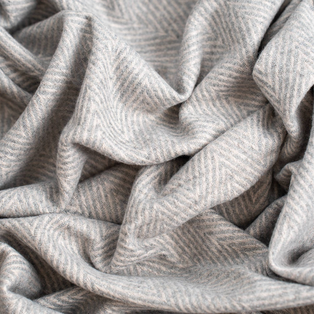 gray cashmere blanket 