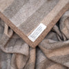 cashmere blanket with white tag 