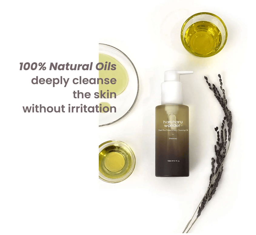 HARUHARU WONDER Black Rice Moisture Deep Cleansing Oil Best Beauty Group Modern Nomad Home decor store Denver CO Colorado