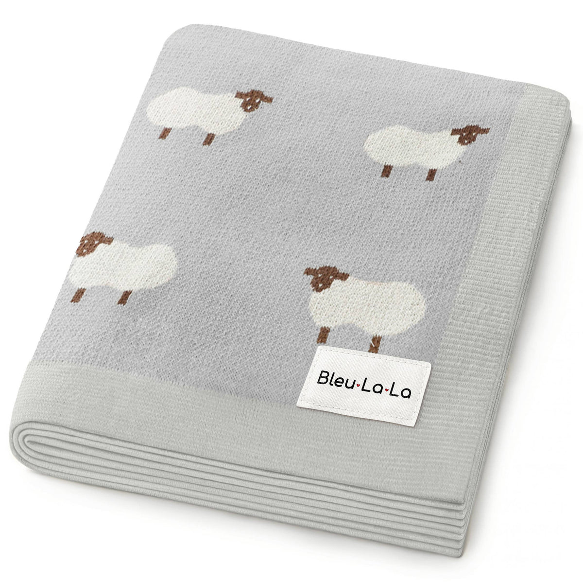 Cotton Swaddle Baby Blanket (Sheep)
