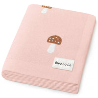 Cotton Swaddle Baby Blanket (Mushroom)