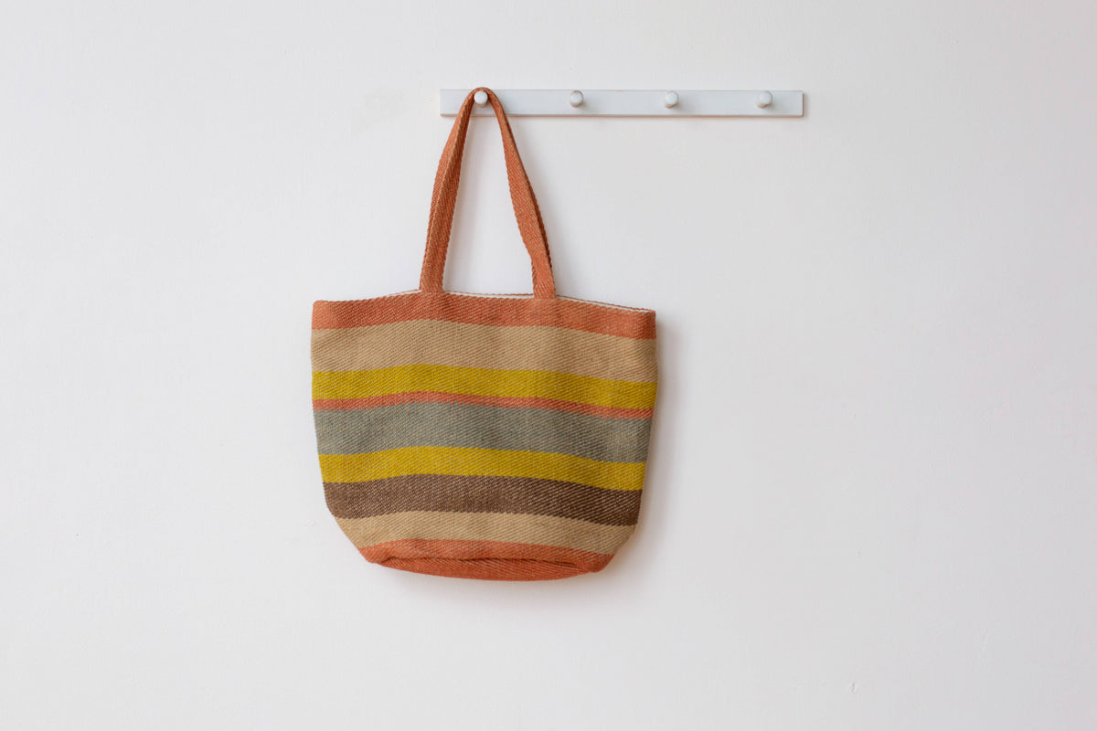 Shoulder Bag, jute / Sierra sunrise