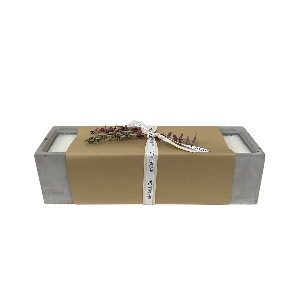 Cement Statement Candle