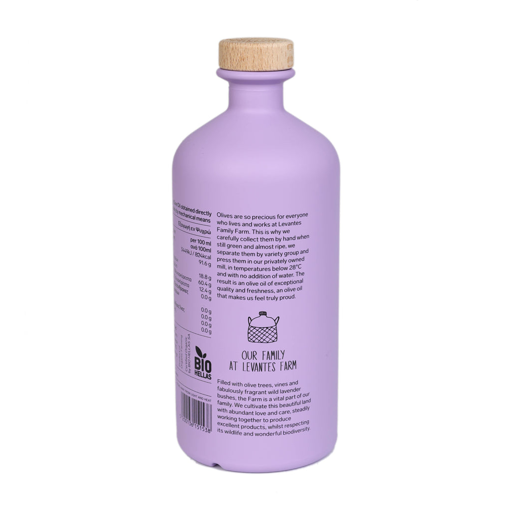Levantes Flavour Organic Extra Virgin Olive Oil 750mL Hellenic Farms Modern Nomad Home decor store Denver CO Colorado