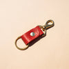 Keychain - Tomato Leather Primecut Modern Nomad Home decor store Denver CO Colorado