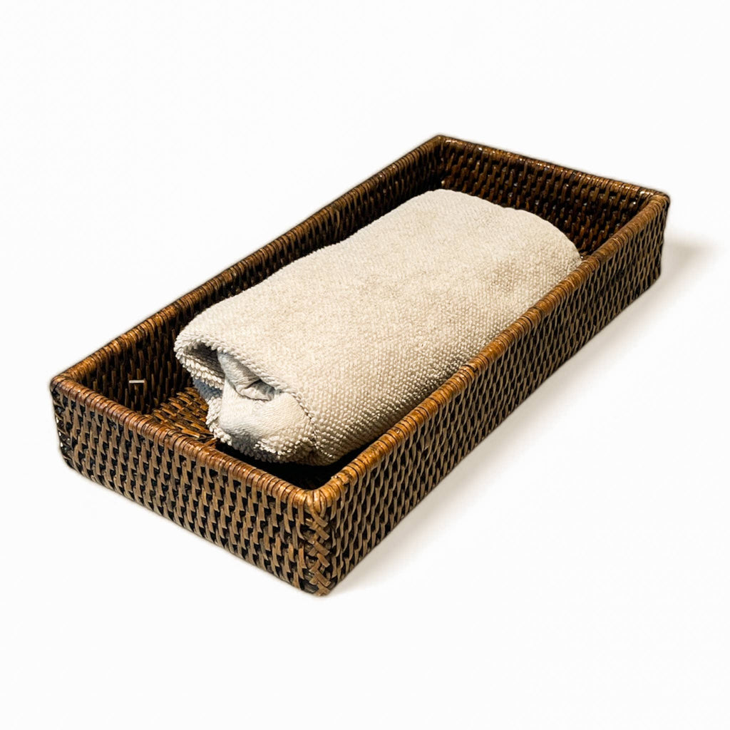 Rectangular  Bath Tray - AB 12.5x6x2'H Matahari Modern Nomad Home decor store Denver CO Colorado