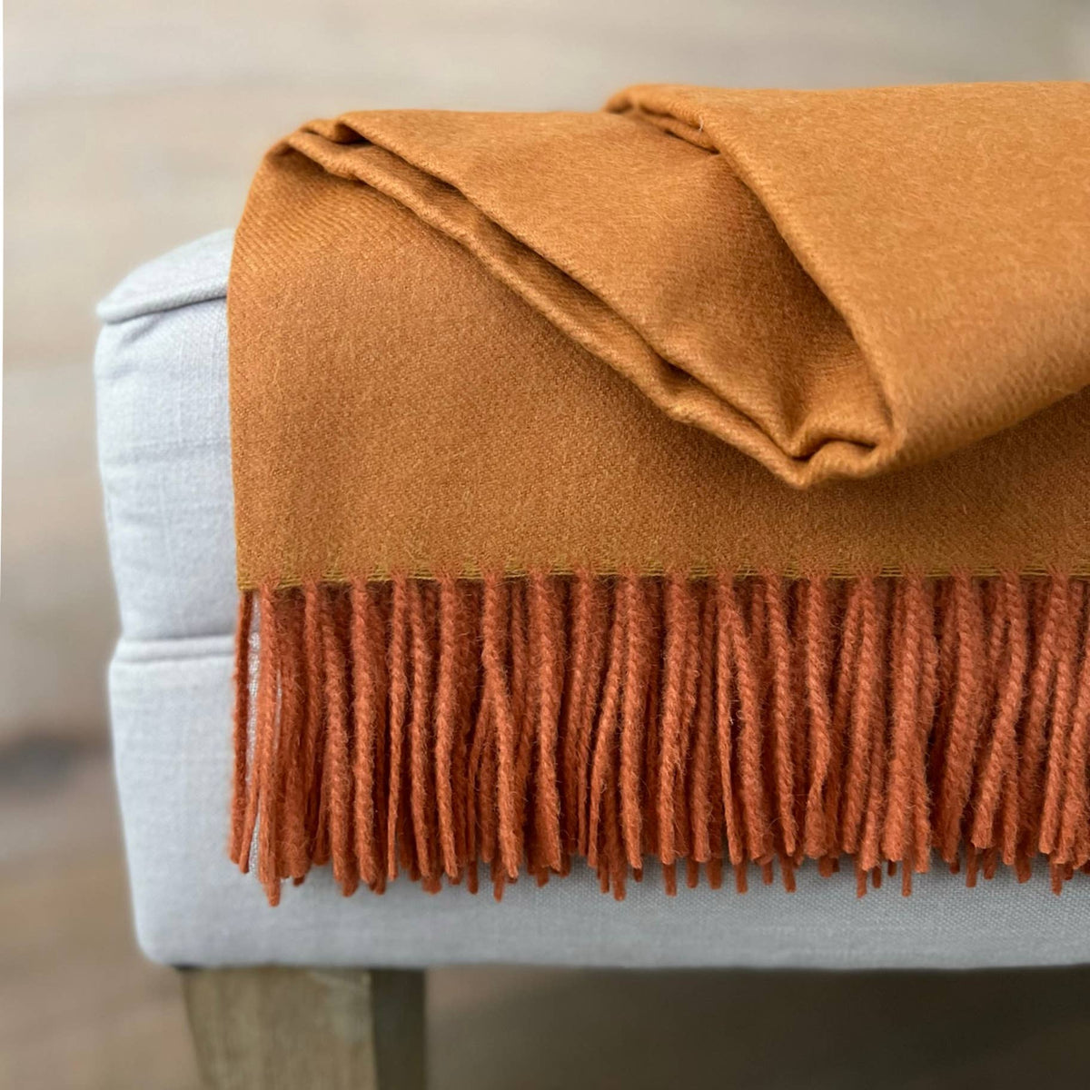 100% Baby Alpaca Throw - Ember Shupaca Alpaca Modern Nomad Home decor store Denver CO Colorado