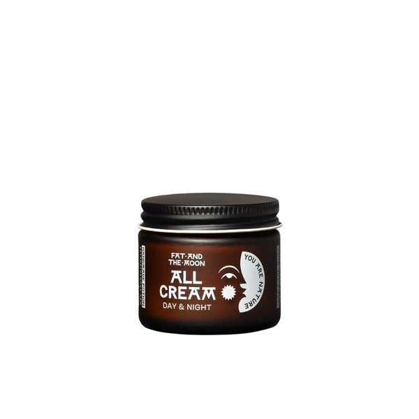 Jar of 'All Cream Day & Night' on a white background