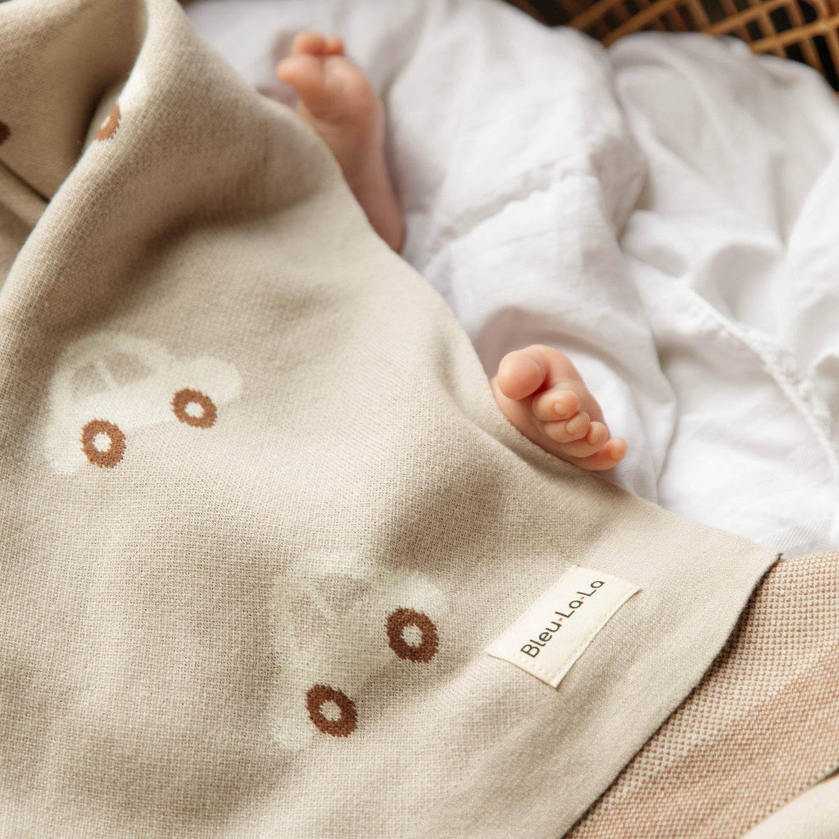 Cotton Swaddle Baby Blanket (Cars)