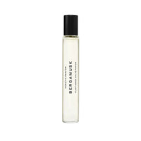 Perfume bottle labeled 'Bergamusk' on a white background