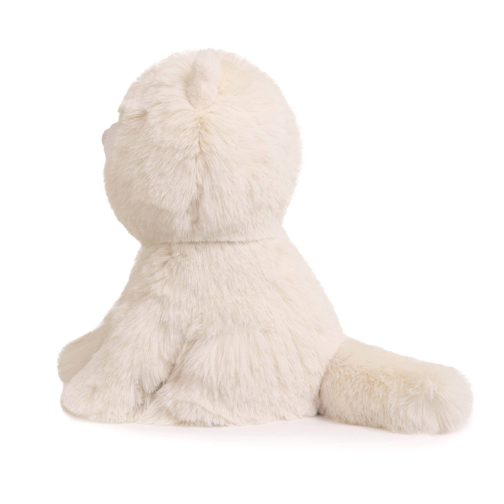 White plush toy on a white background