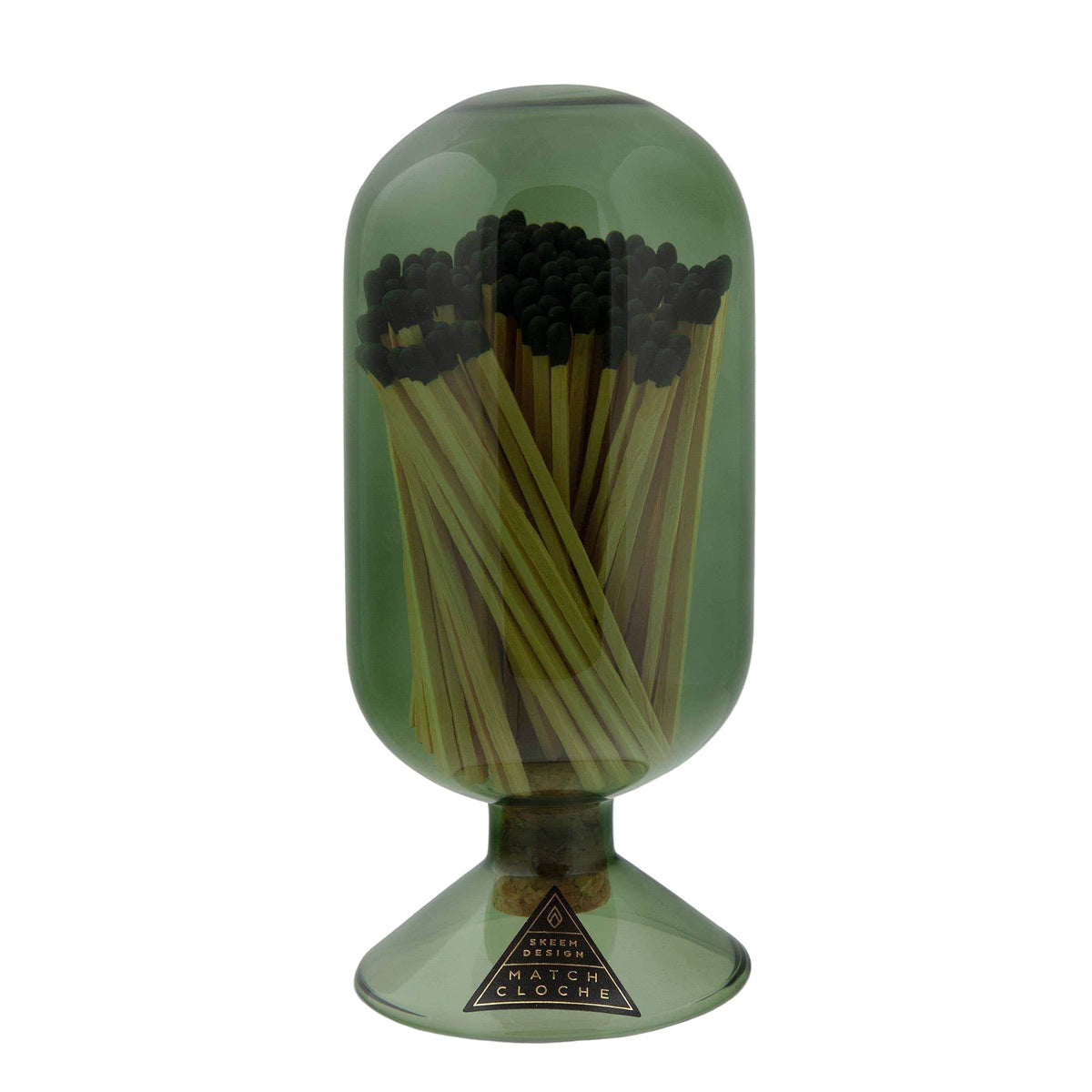skeem Glass Short Olive Match Cloche modern nomad home decor denver colorado co
