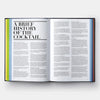 Open book with text on a white background