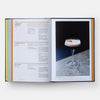 Open book showing a recipe for an espresso drink with a photograph of the drink on a white background