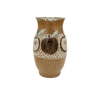 Ceramic pitcher with apple design on a white background