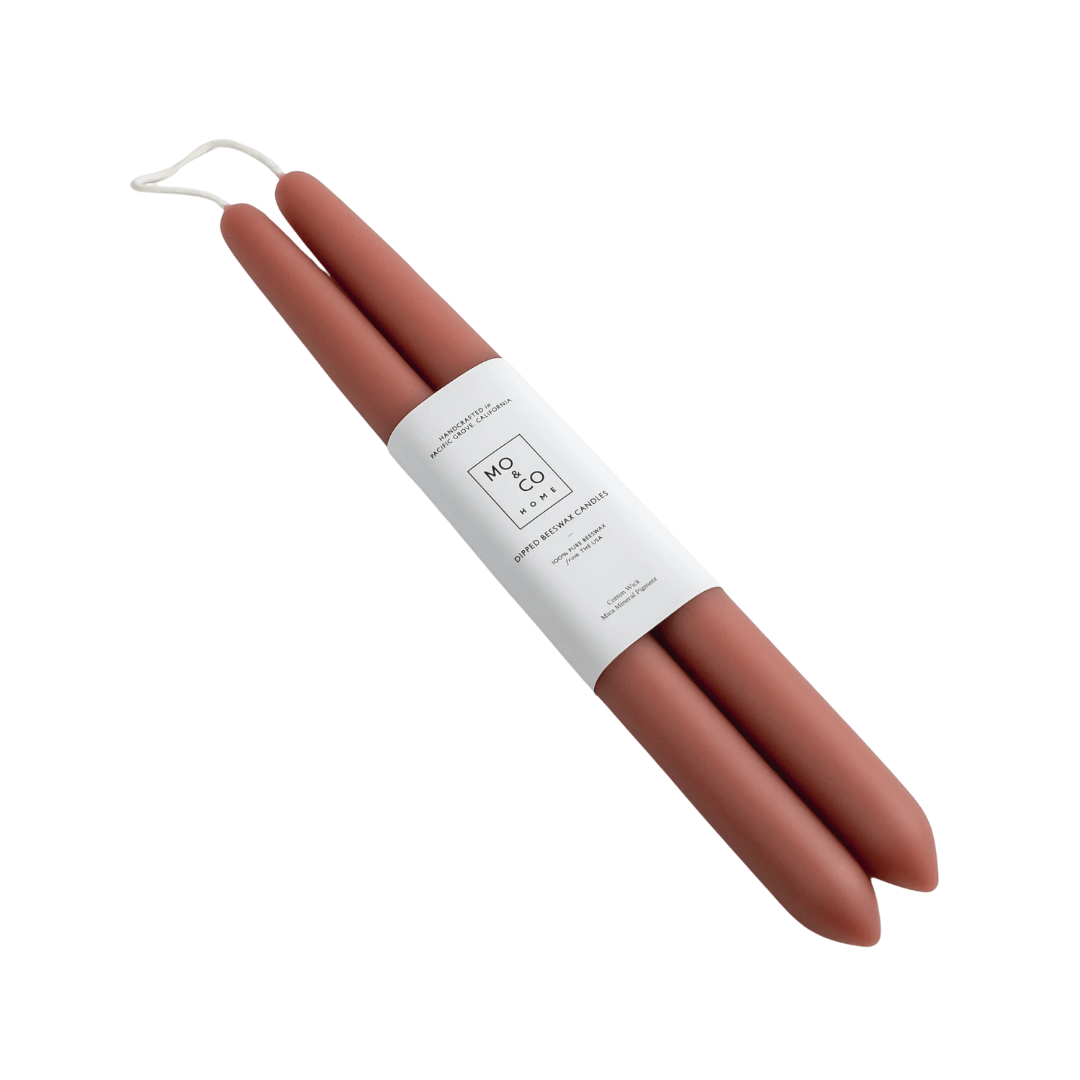 Terra cotta taper candles
