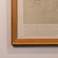 The "Frenchman's" Map Framed Print