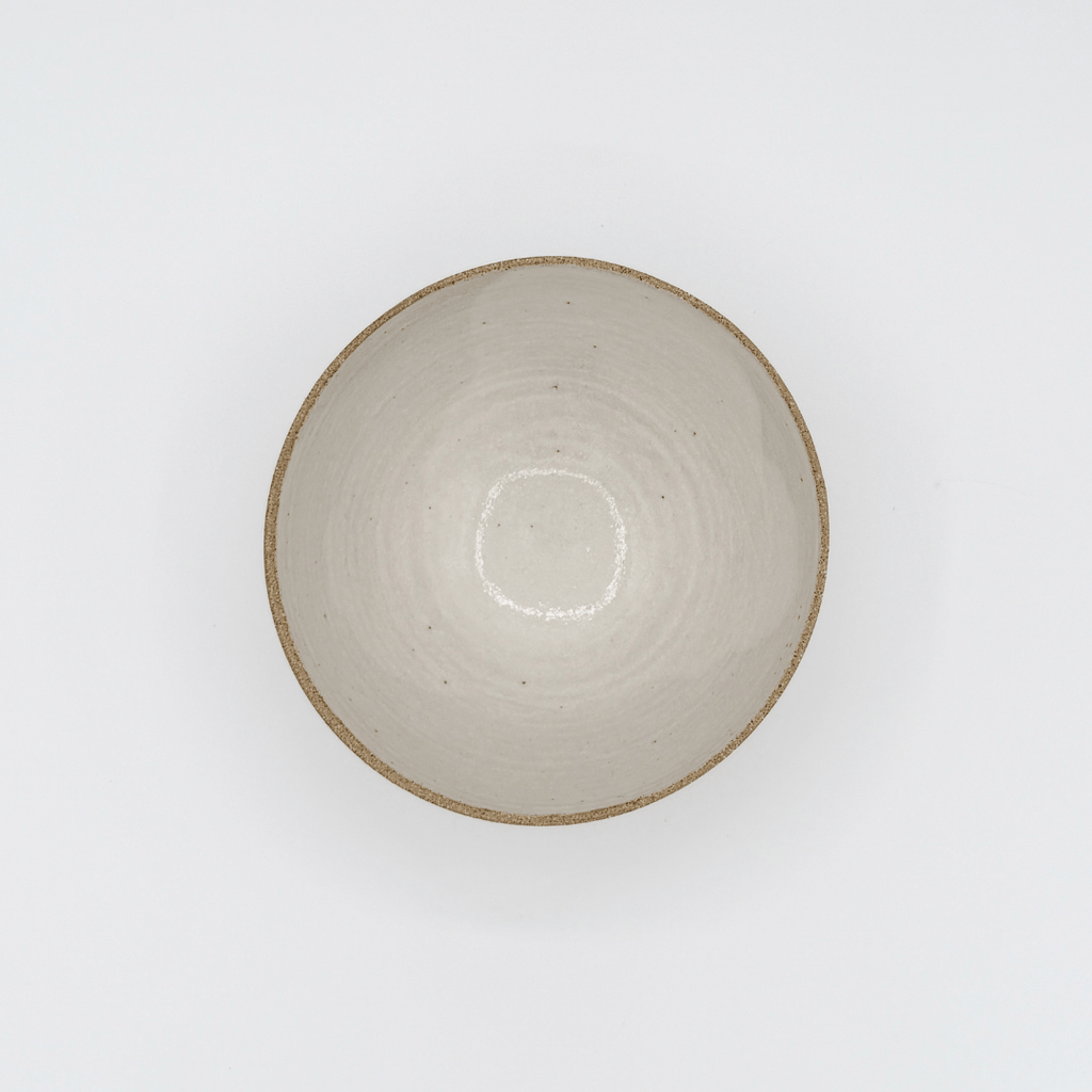 Ceramic bowl on a white background