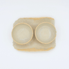 ceramic serving set with two cups on white background modern nomad home