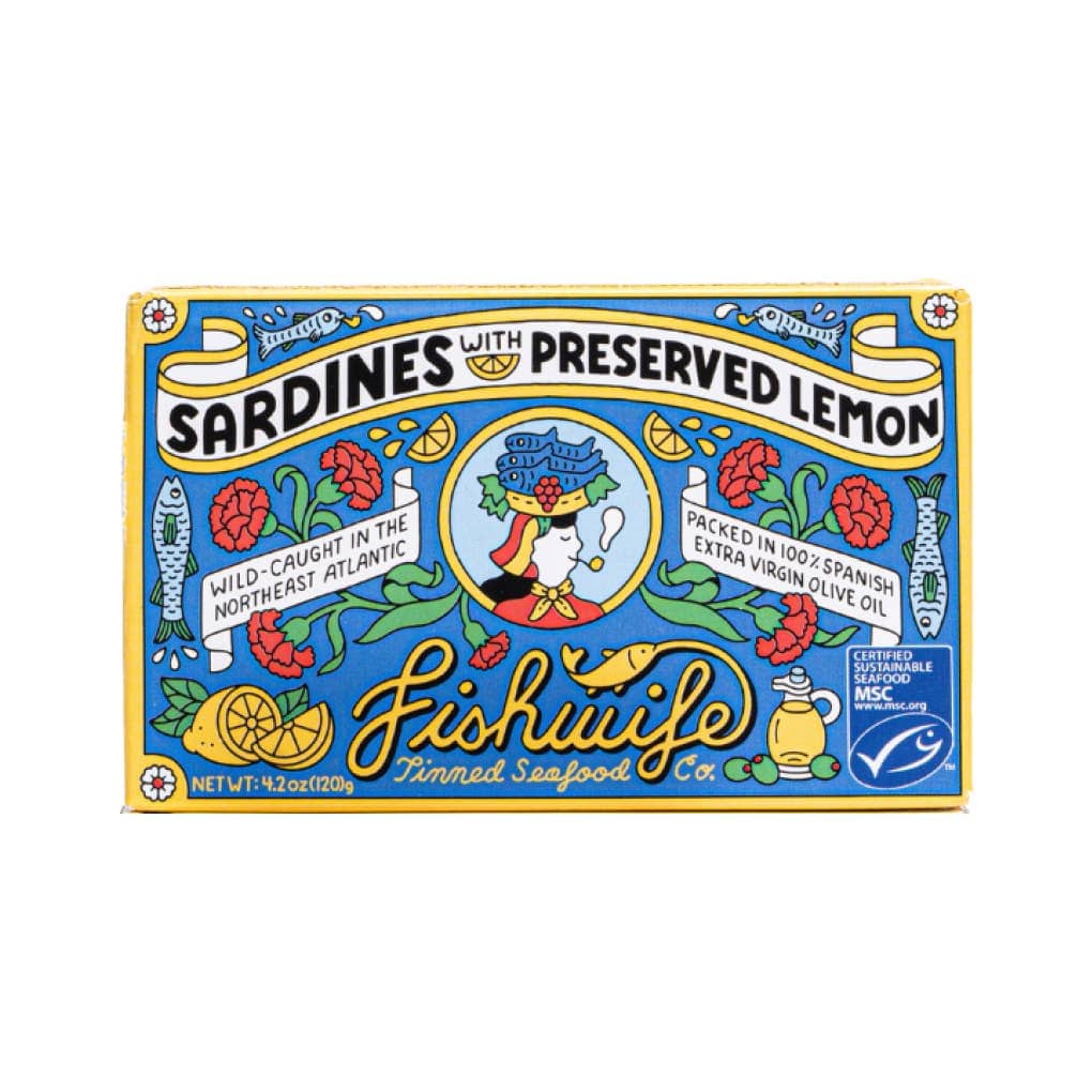 Sardines with Preserved Lemon Fishwife Modern Nomad Home decor store Denver CO Colorado