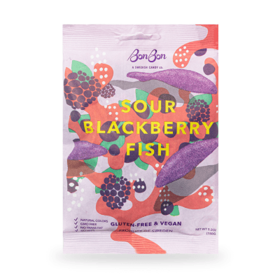 Sour Blackberry Fish BonBon NYC Modern Nomad Home decor store Denver CO Colorado